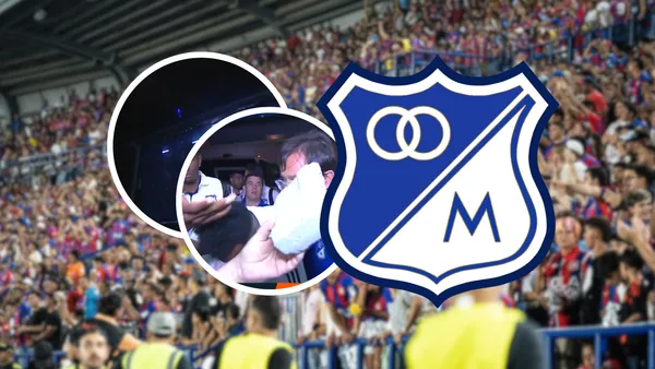 Unión Magdalena vs Millonarios FC Foto: Unión Magdalena, captura de Win Sports y Escudoteca