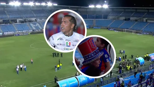 Unión Magdalena y Once Caldas vivieron un episodio vergonzoso en pleno partido.