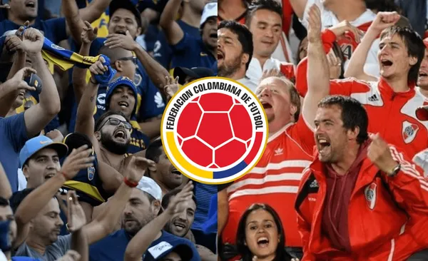 Uno de los colombianos fue el causante de la burla que hizo la hinchada de River Plate a Boca Juniors