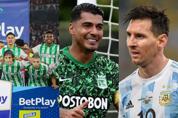 Uno de los jugadores de Atlético Nacional tiene la camiseta del astro argentino