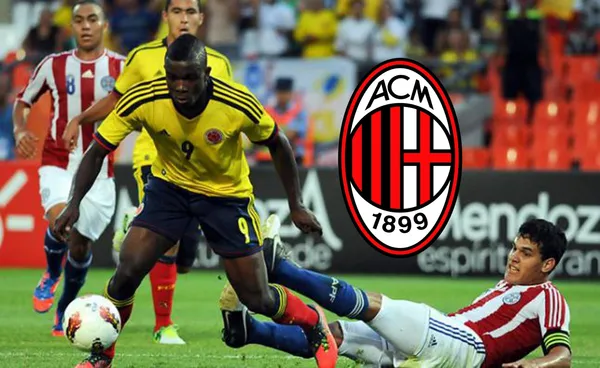 Uno de los jugadores colombianos con peor suerte, lo ficha el AC Milan pero no fue para jugar con ellos sino para algo en particular