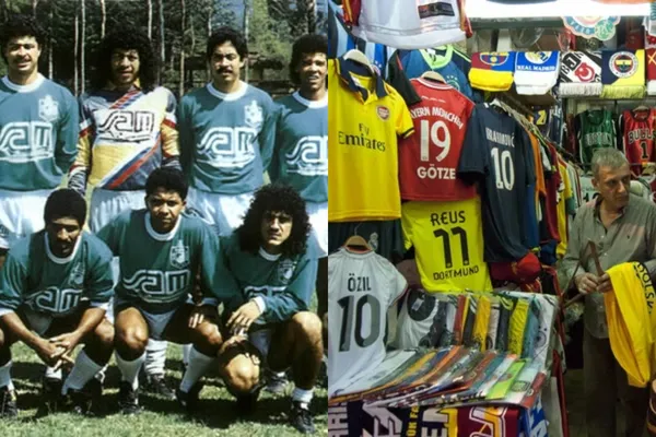 Uno de los jugadores históricos del cuadro verdolaga y de la Selección Colombia se rebusca vendiendo camisetas por internet.