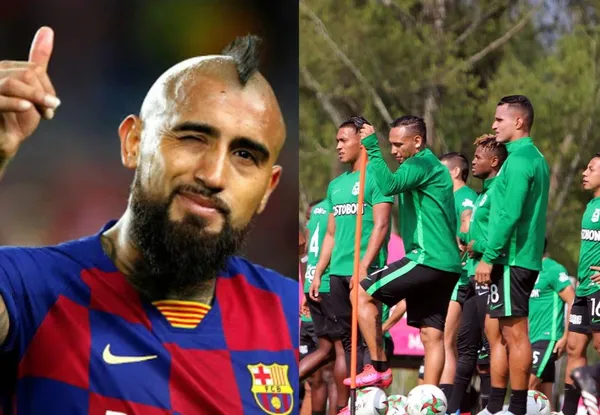 Uno de los jugadores más representativos de Atlético Nacional se comparó con Arturo Vidal y se volvió viral por este motivo