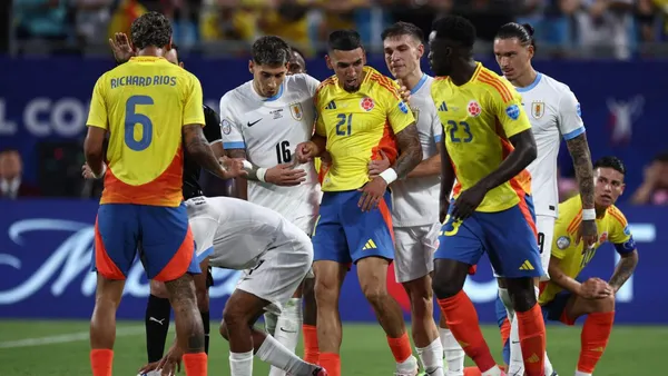Uruguay vs Colombia Foto: El País