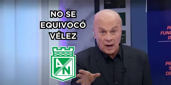 Vélez acertó con lo que pasa en Nacional. Foto de Vélez tomada de Publimetro.