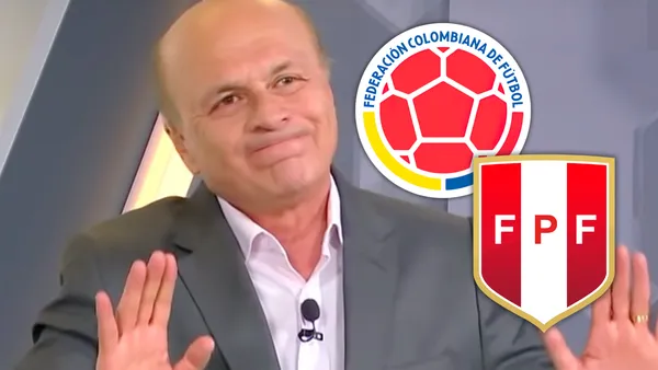 Vélez arremetió con fuerza contra Lorenzo y la Selección Colombia en plena transmisión. Foto: Escudoteca y Captura de Win Sports