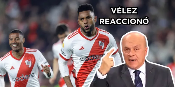 Vélez le levantó el pulgar a Borja. Foto de Vélez de Publimetro y Borja de Transfermarkt.