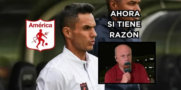 Vélez le mandó unos sablazos a Lucas González en el América de Cali.