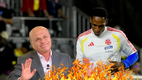 Vélez y su picante mensaje a Yerry Mina tras el 2 a 1 de Colombia en la Fecha FIFA Foto: FCF, Pexels y Captura de Win Sports