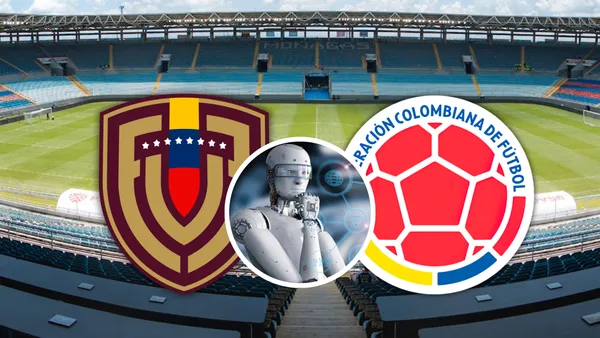 Venezuela recibe a Colombia en Maturín y este es el marcador de la IA Foto: La Vinotinto, Pexels y Escudoteca