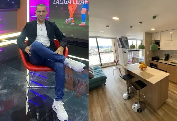 Víctor Hugo Aristizábal ha vivido en un cómodo apartamento en Bogotá.