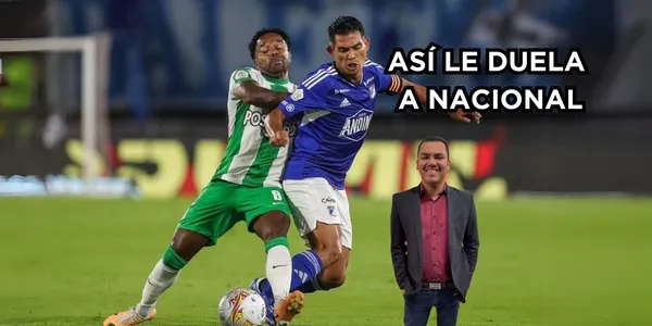 Víctor Romero mandó una directa comparativa entre Atlético Nacional y Millonarios FC, mira el video que está abajo.