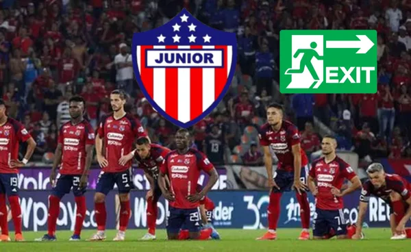 Vienen de arrugar con Junior en liga y el jugador que bajaron del bus de Medellín