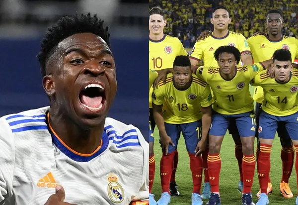 Vinícius Júnior respeta a un jugador de la Selección Colombia y la camiseta de ese cafetero está en el museo del crack brasileño.