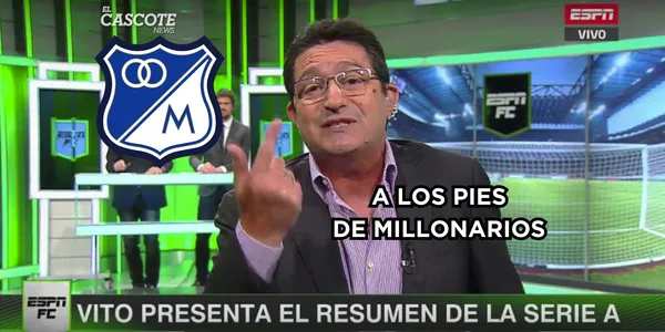 Vito De Palma se rindió a los pies de Millonarios FC.