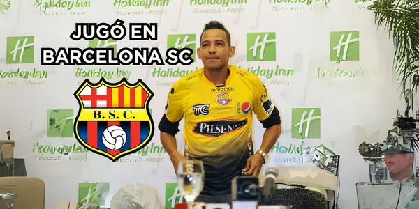 Wilder Medina ex jugador colombiano que pasó por el de Barcelona SC de Ecuador.
