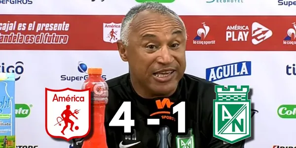 William Amaral habló tras el baile que les propinó América de Cali a Atlético Nacional.