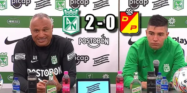 William Amaral habló tras la victoria de Atlético Nacional contra Deportivo Pereira.
