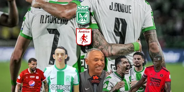 William Amaral habló sobre Neyder Moreno y Jefferson Duque en Atlético Nacional.