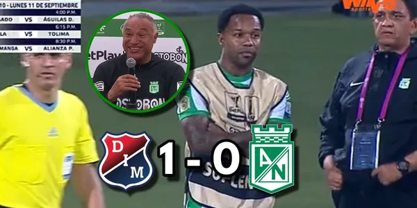 William Amaral planteó su excusa por los pocos minutos que le dio a Dolan Pabón.