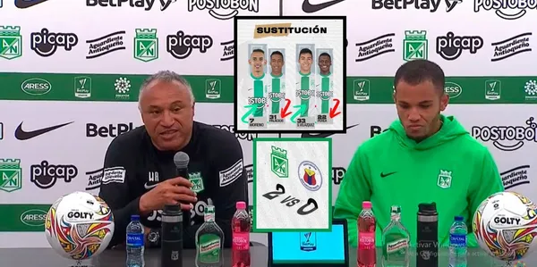 William Amaral respondió las críticas que ha recibido en Atlético Nacional con relación a los cambios.