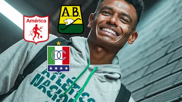 William Tesillo, jugador de Atlético Nacional y los clubes que representarán a Colombia en 2025
