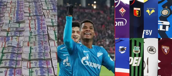 Wilmar Barrios es uno de los cracks de Zenit de Rusia y luego de varios años podría dejar el club