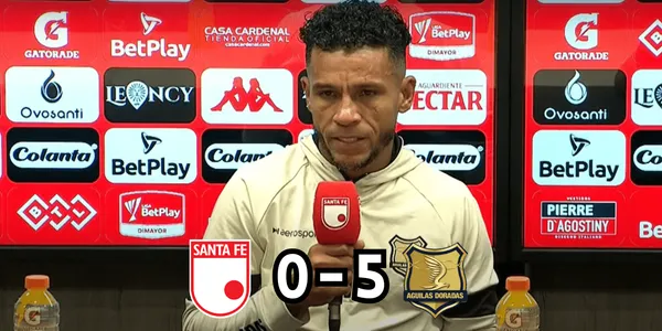 Wilson Morelo celebró su tanto contra Santa Fe, sin importar su pasado en el club.