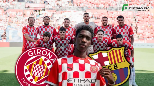 Yaser Asprilla Foto: Girona CF y Escudoteca PN