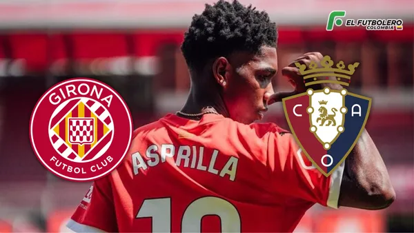 Yaser Asprilla Foto: Girona FC y Escudoteca PN