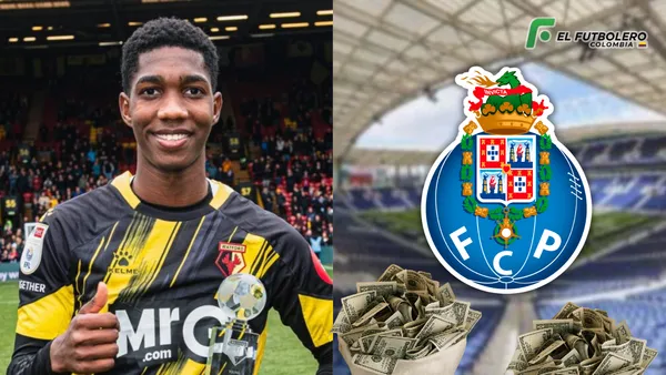 Yasser Asprilla Foto: Watford, FC Porto y Escudoteca PN