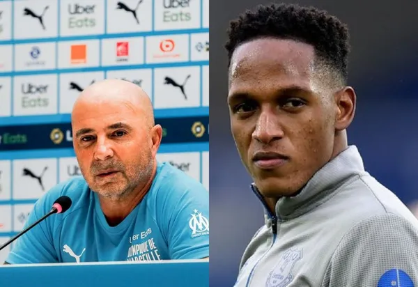 Yerry Mina estaría en el radar del Olympique de Marsella de Jorge Sampaoli.
