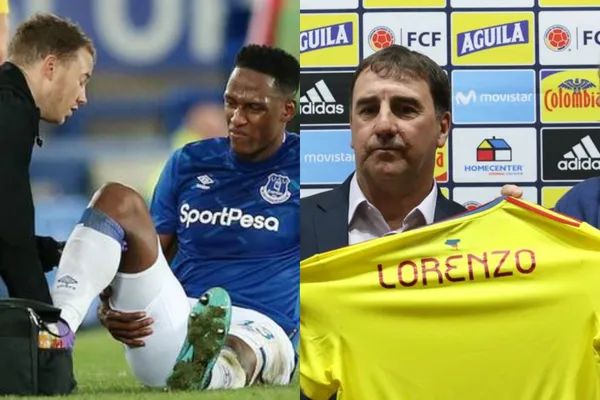 Yerry Mina ha tenido lesiones recurrentes que no son nada positivas para el Everton y para la Selección Colombia.
