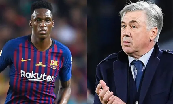 Yerry Mina ha vuelto a ser el defensor de categoría, del cual se fijó el FC Barcelona, y mira lo que obligó a hacer Ancelotti