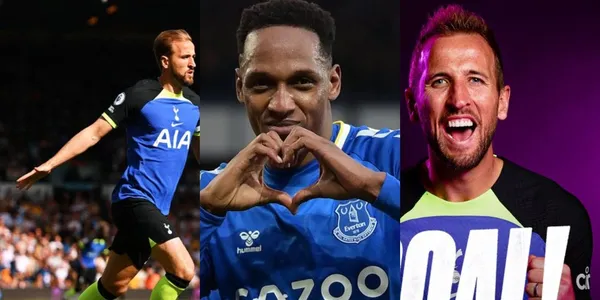 Yerry Mina pudo decirle adiós al Everton con las mejores noticias y hasta Harry Kane le dio una ayudita al colombiano.