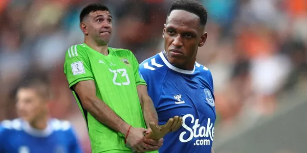 Yerry Mina se marchó del Everton de Inglaterra.