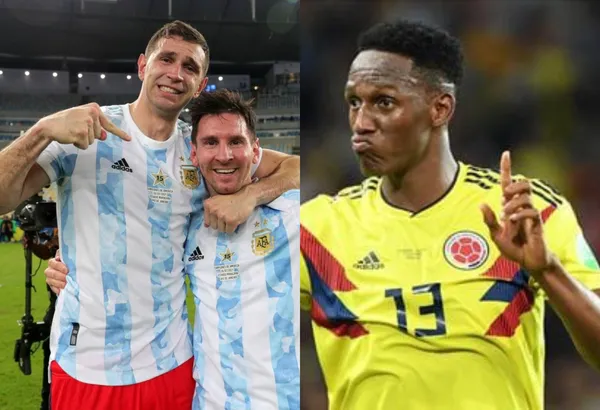 Yerry Mina se vio envuelto en un problema con otro jugador en el extranjero.