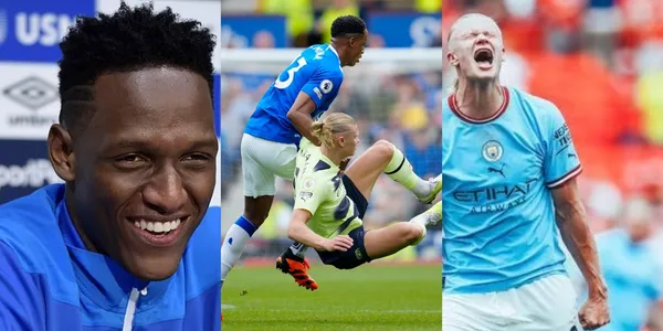 Yerry Mina tras ser viral por pellizcar y arañar a Erling Holland ha recibido 3 buenas noticias.
