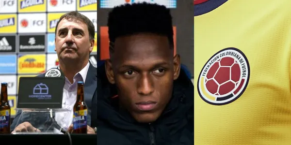 Yerry Mina en serias dudas en la Selección Colombia.