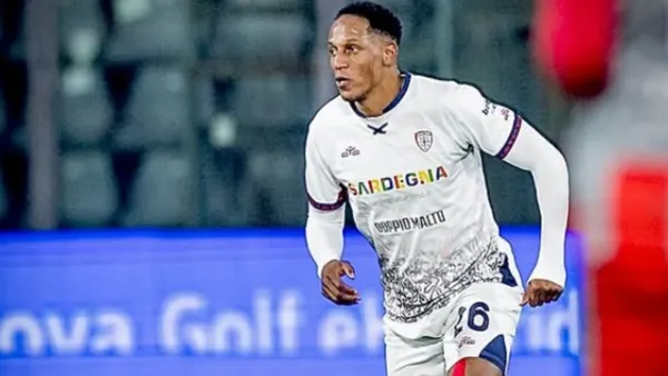 Yerry Mina sufrió una lesión en el entrenamiento con Cagliari - Instagram @yerrymina