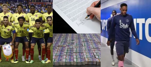 Yerry Mina tendría contado los días en el Everton de Inglaterra