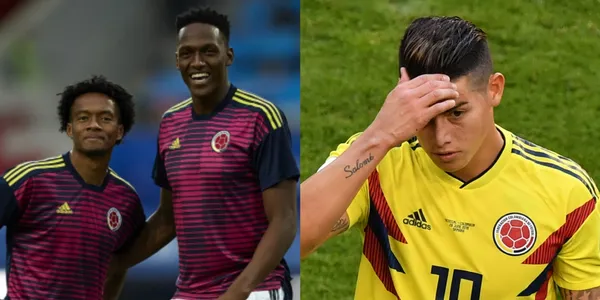 Yerry Mina y Juan Guillermo Cuadrado se robaron el show en la selección y están siendo tendencia.
