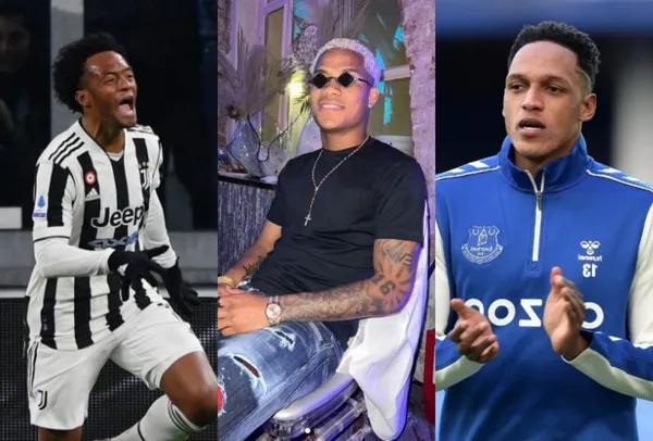 Yerry Mina y Juan Guillermo Cuadrado tuvieron una actividad en Cartagena que es la casa habitual de Wilmar Barrios.