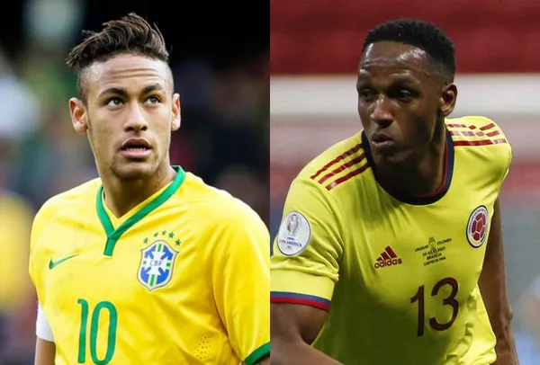 Yerry Mina y Neymar sostuvieron una fuerte discusión en la pasada Copa América de Brasil 2021 y este juego que tendrán en Barranquilla será la ocasión perfecta para revivir el conflicto entre ambos.