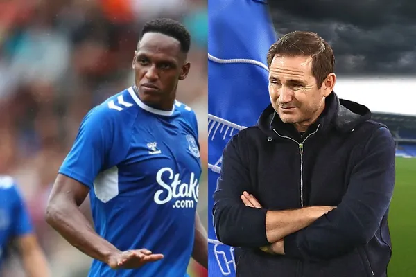 Yerry Mina y su entrenador Frank Lampard no la pasan nada bien en el Everton de Inglaterra.