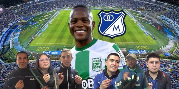 Yerson Candelo de Atlético Nacional sonó para ser fichado por Millonarios FC y los hinchas azules reaccionaron.