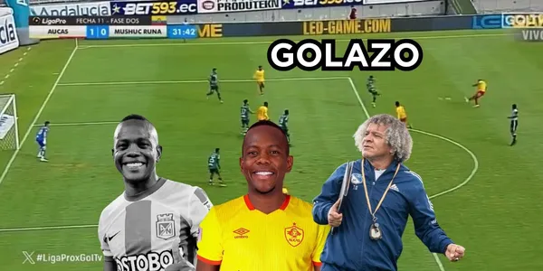 Yerson Candelo se reportó con un golazo en Ecuador.