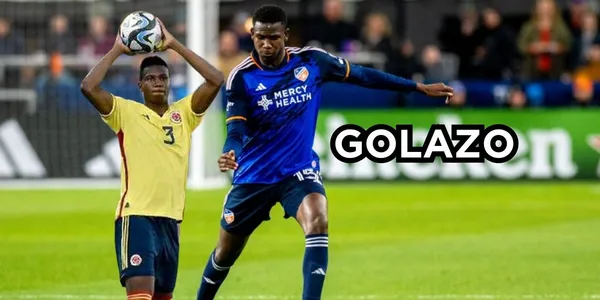 Yerson Mosquera se reportó con un golazo en Estados Unidos.