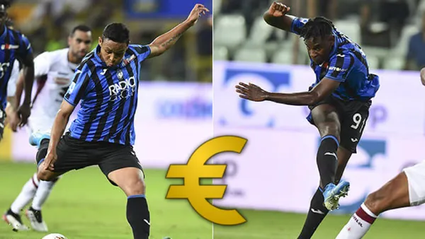 Zapata tiene una cuota goleadora superior a la de Muriel con menos tiempo vistiendo la dorsal de Atalanta