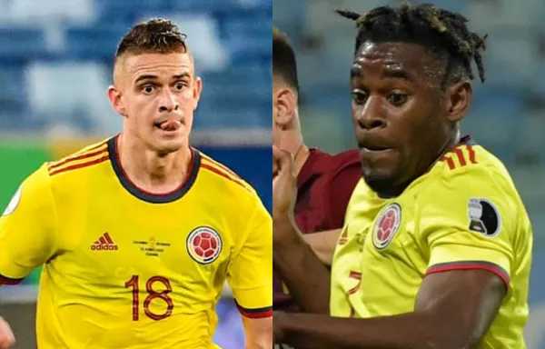 Zapata y Borré demostraron que son jugadores de clubes y la camiseta de la Selección Colombia les quedó grande.